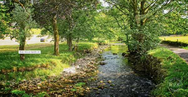 River Aire at Hanlith by Nigel Crooks